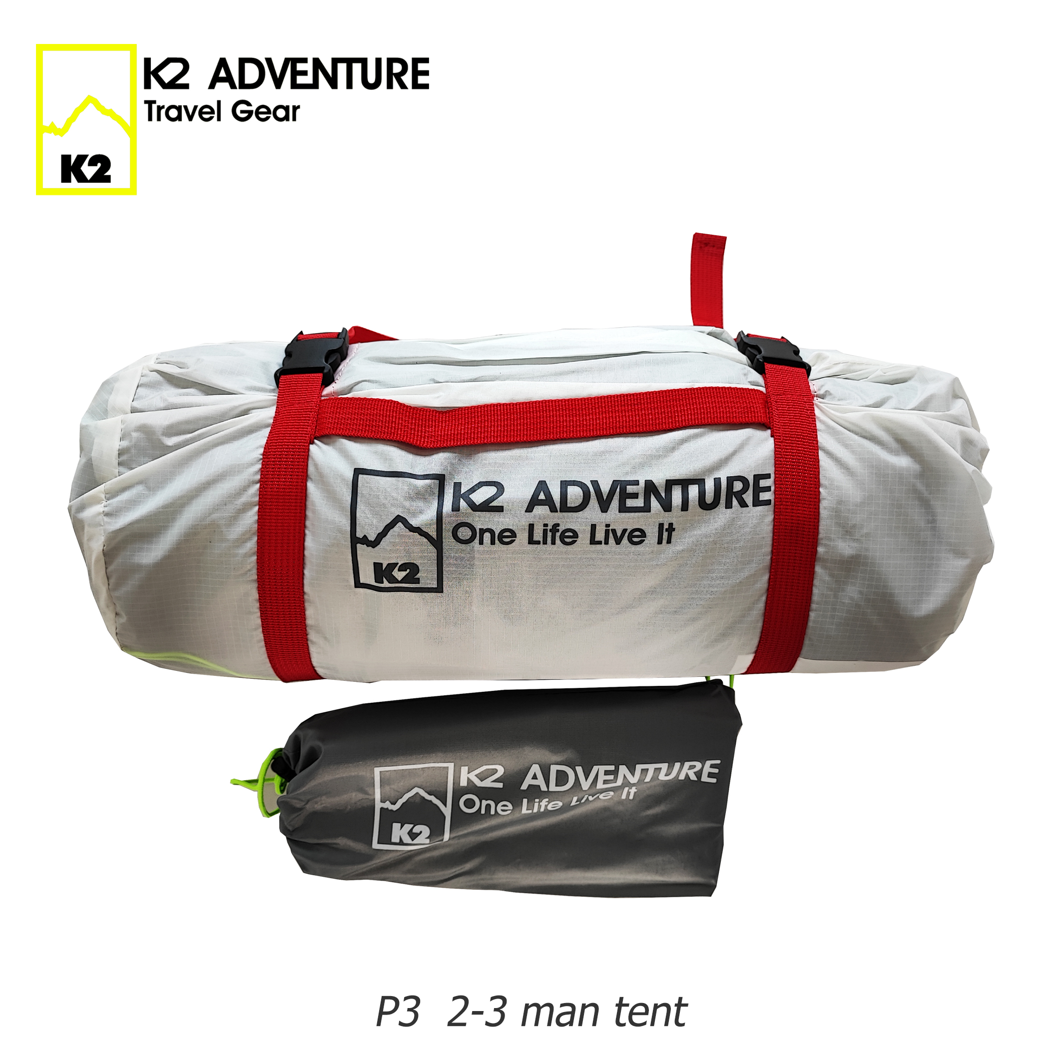 เต็นท์ K2 Adventure P3 สีขาว